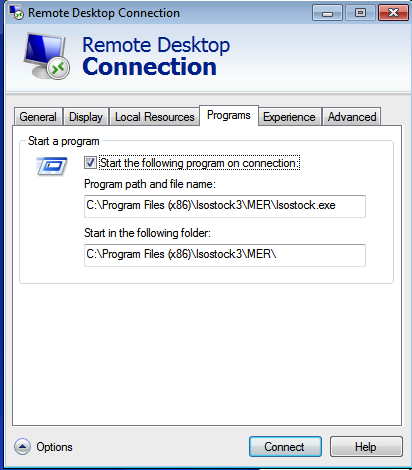 Programs Tab